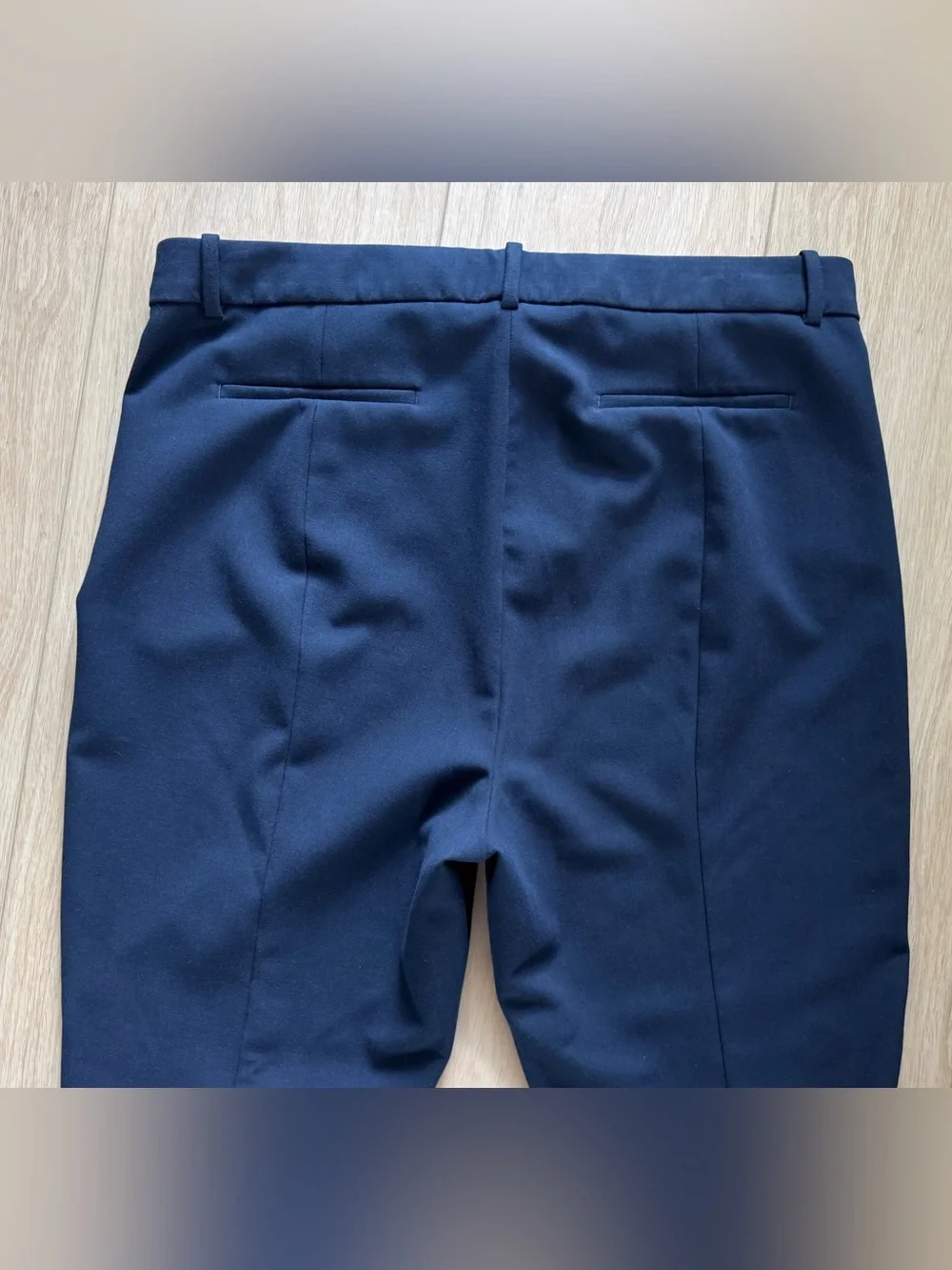 J. Crew Women’s Navy Blue Cameron Slim Cropped Pants 16 Tall Carreman Fabric